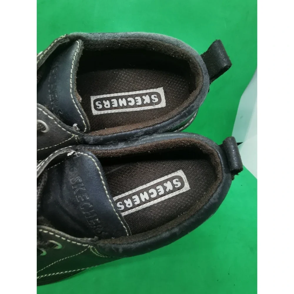 Vintage Skechers Shoes Womens Size 8 Leather Oxford Platform Chunky Jammer Y2K
